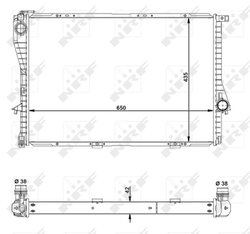 RADIATOR RACIRE MOTOR NRF 55322 - Compatibil cu ALPINA, BMW