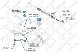 Bieleta stabilizator Stellox 56-00881-SX