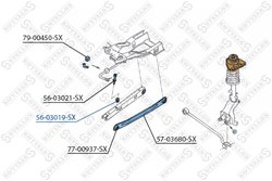 Bieleta stabilizator Stellox 56-03019-SX