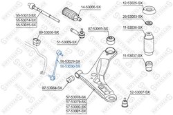 Bieleta stabilizator Stellox 56-53030-SX