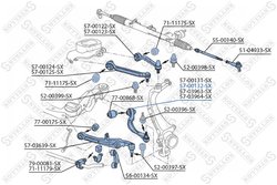 BRAT SUSPENSIE STELLOX 57-00132-SX - Compatibil cu AUDI
