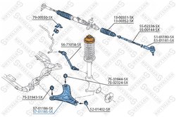BRAT SUSPENSIE STELLOX 57-01185-SX - Compatibil cu FORD