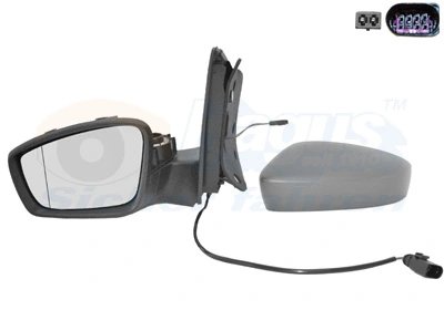 OGLINDA EXTERIOARA VAN WEZEL 5701807 - Compatibil cu SEAT, SKODA, VW