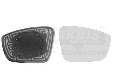 STICLA OGLINDA, OGLINDA RETROVIZOARE EXTERIOARA VAN WEZEL 5701838 - Compatibil cu SEAT, SKODA, VW