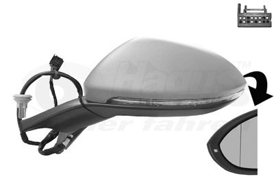 OGLINDA EXTERIOARA VAN WEZEL 5766807 - Compatibil cu VW