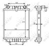 Radiator racire motor NRF 59125