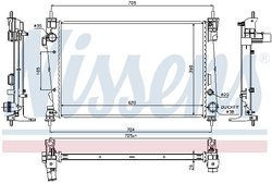 RADIATOR RACIRE MOTOR NISSENS 60065 - Compatibil cu ALFA ROMEO
