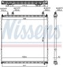 Radiator racire motor Nissens 606764