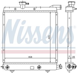 Radiator racire motor Nissens 60979