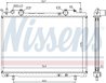 Radiator racire motor Nissens 61672A