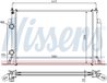 Radiator racire motor Nissens 61885A