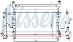 Radiator racire motor Nissens 62023A
