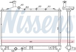 Radiator racire motor Nissens 628987