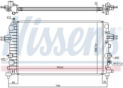 Radiator racire motor Nissens 63028A