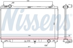 Radiator racire motor Nissens 646948