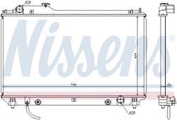 RADIATOR RACIRE MOTOR NISSENS 64764 - Compatibil cu LEXUS