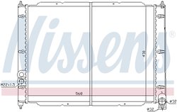 Radiator racire motor Nissens 65239