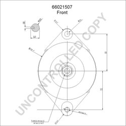 ALTERNATOR PRESTOLITE ELECTRIC 66021507 - Piesa auto compatibila cu mai multe marci