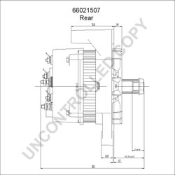 ALTERNATOR PRESTOLITE ELECTRIC 66021507 - Piesa auto compatibila cu mai multe marci
