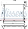 Radiator racire motor Nissens 666222