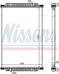 Radiator racire motor Nissens 67196