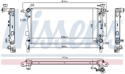 Radiator racire motor Nissens 675066
