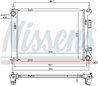 Radiator racire motor Nissens 67603