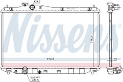 Radiator racire motor Nissens 68093
