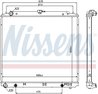 Radiator racire motor Nissens 68717