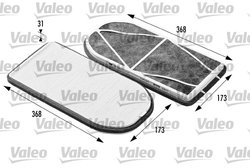 FILTRU AER HABITACLU VALEO 698470 - Compatibil cu ALPINA, BMW