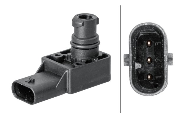 Senzor presiune supraalimentare HELLA 6PP 358 152-111
