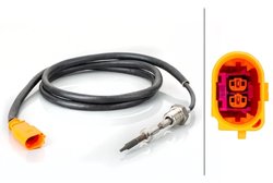 SENZOR TEMPERATURA GAZE EVACUARE HELLA 6PT 014 494-771 - Compatibil cu VW