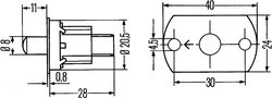COMUTATOR, CONTACT PORTIERA HELLA 6ZF 003 549-001 - Piesa auto compatibila cu mai multe marci