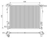 Radiator racire motor Valeo 701209