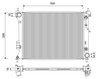 Radiator racire motor Valeo 701254