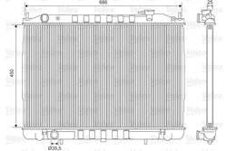 Radiator racire motor Valeo 701611