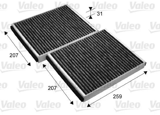 FILTRU AER HABITACLU VALEO 715690 - Compatibil cu BMW, BMW (BRILLIANCE), ROLLS-ROYCE