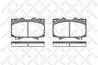 Set placute frana Stellox 718 004-SX