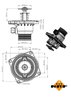 TERMOSTAT LICHID RACIRE NRF 725005 - Compatibil cu BMW