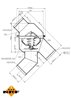 Termostat lichid racire NRF 725172