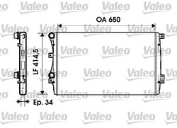 RADIATOR RACIRE MOTOR VALEO 732872 - Compatibil cu AUDI, SEAT, SKODA, SKODA (SVW), VW, VW (FAW), VW (SVW)