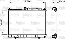 Radiator racire motor Valeo 735201