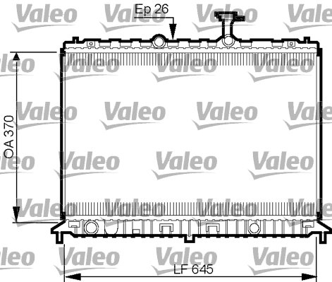 Radiator racire motor Valeo 735501