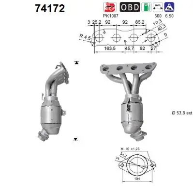 Catalizator AS 74172