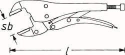 Cleste de fixare HAZET 755-7A