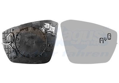 STICLA OGLINDA, OGLINDA RETROVIZOARE EXTERIOARA VAN WEZEL 7631835 - Compatibil cu SKODA