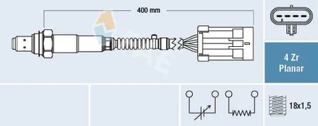 Sonda lambda FAE 77700