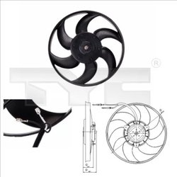 Ventilator radiator racire TYC 805-0004