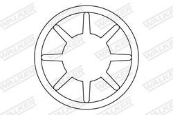 Suport sistem de esapament Walker 80758