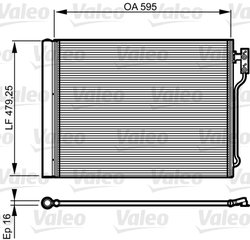 Radiator climatizare Valeo 814192